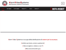 Tablet Screenshot of alarmvideosystems.it